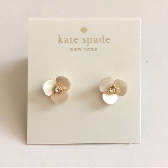 kate spade Jewelry - Kate Spade Pansy Earrings